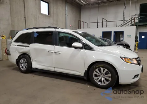 2016 Honda Odyssey Exl z USA, uszkodzony, nr VIN 5FNRL5H67GB090747